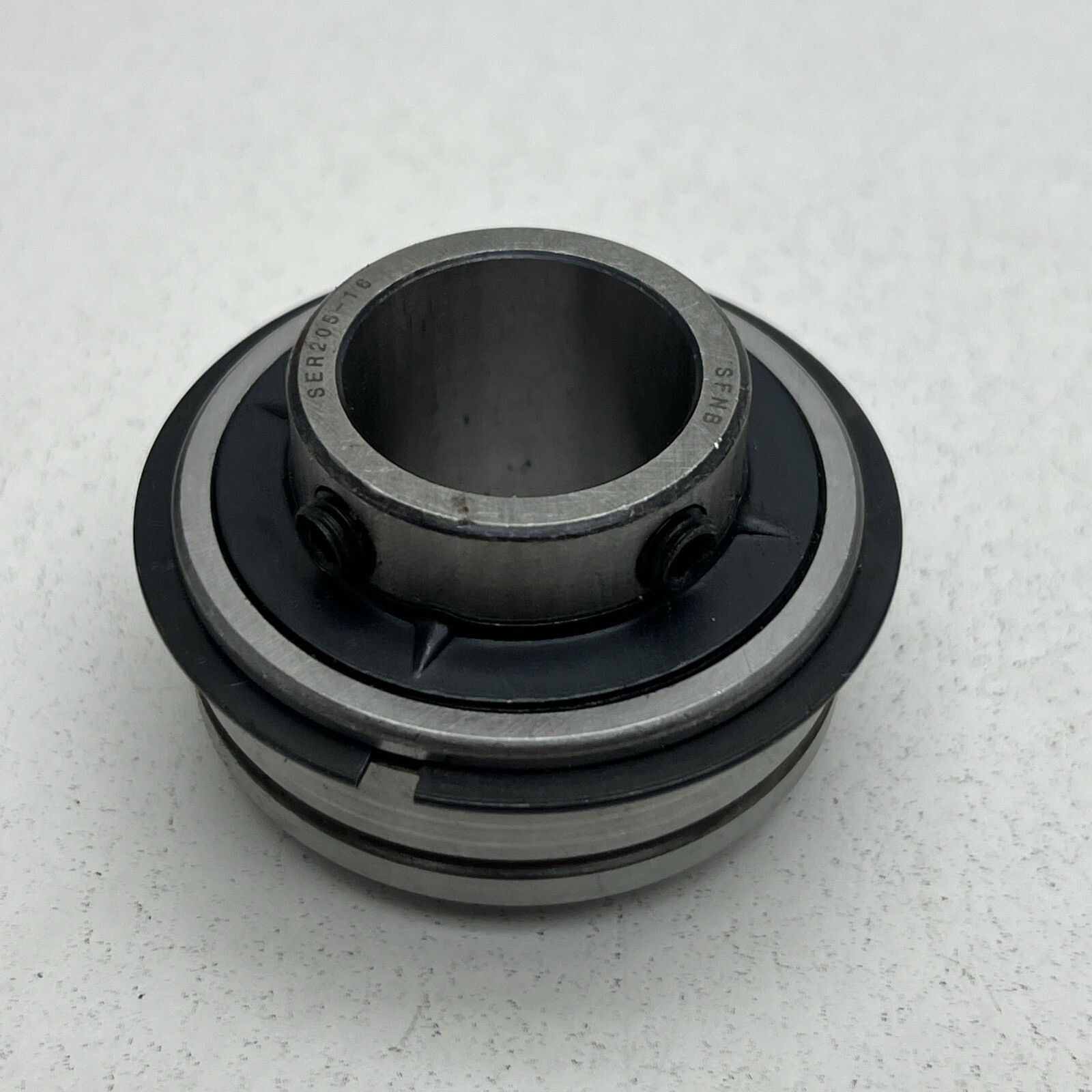 (6-Pack) SER205-16 Insert Ball Bearing with Snap Ring 1″ Bore