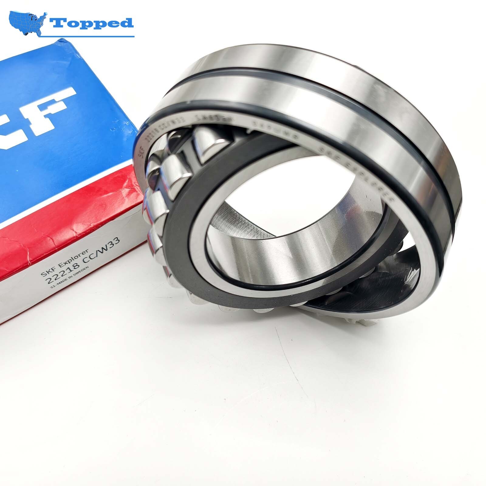 1pcs New Spherical Roller Bearings for SKF 22218 CC/W33 90x160x40mm