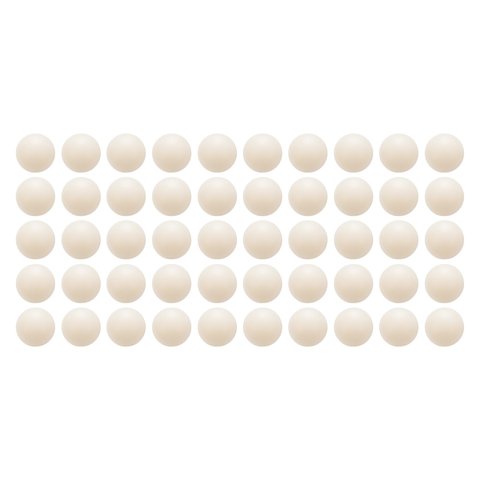 50pcs Nylon Bearing Balls 9mm Solid Plastic Balls