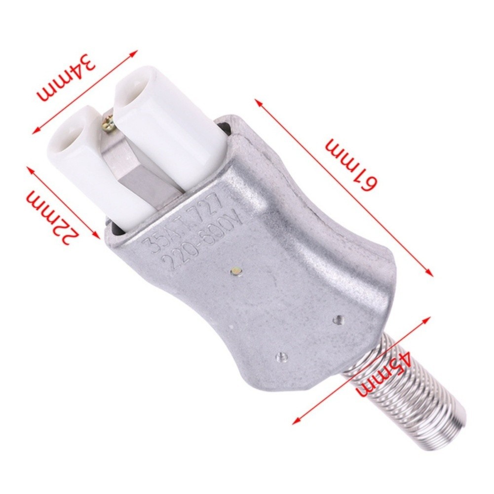 35A Industrial Heater Socket for Oven Power Connections Aluminum Alloy