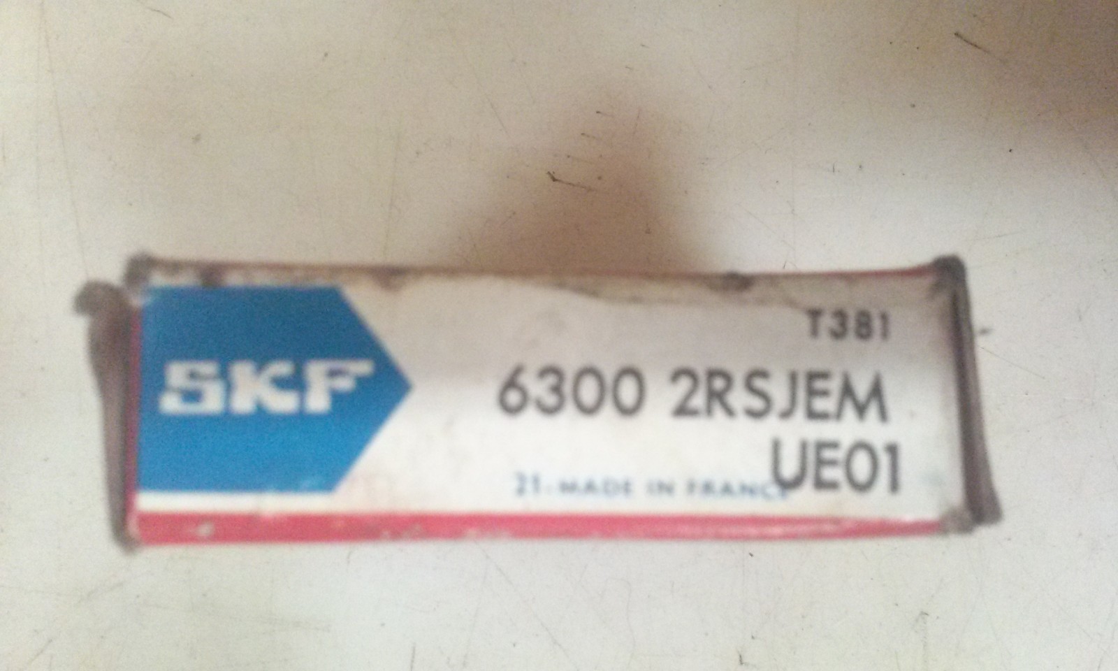 SKF 6300 2RS JEM / 2RS1 C3 HT bearing, France