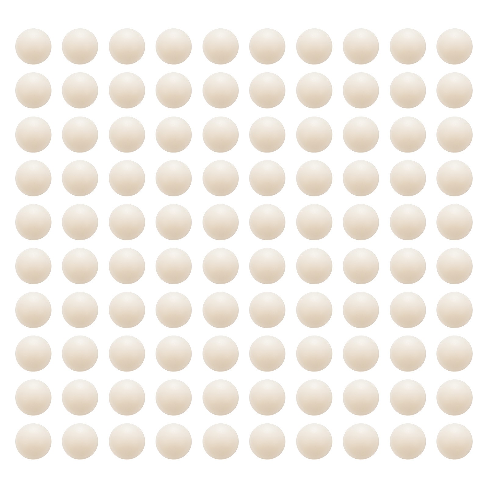 100Set Nylon Bearing Balls 1/4″ 6.35mm Solid Plastic Balls