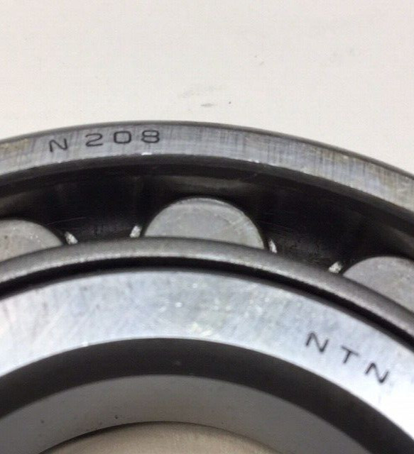 NTN N208 Cylindrical Roller Bearing 40mm ID X 80mm OD X 18mm W N-208
