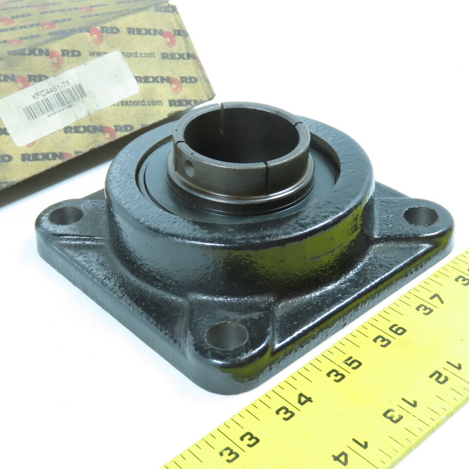 Rexnord KFC4451-78 4-Bolt Standard Duty Centrik-Lok Ball Bearing 1-7/8″ Bore