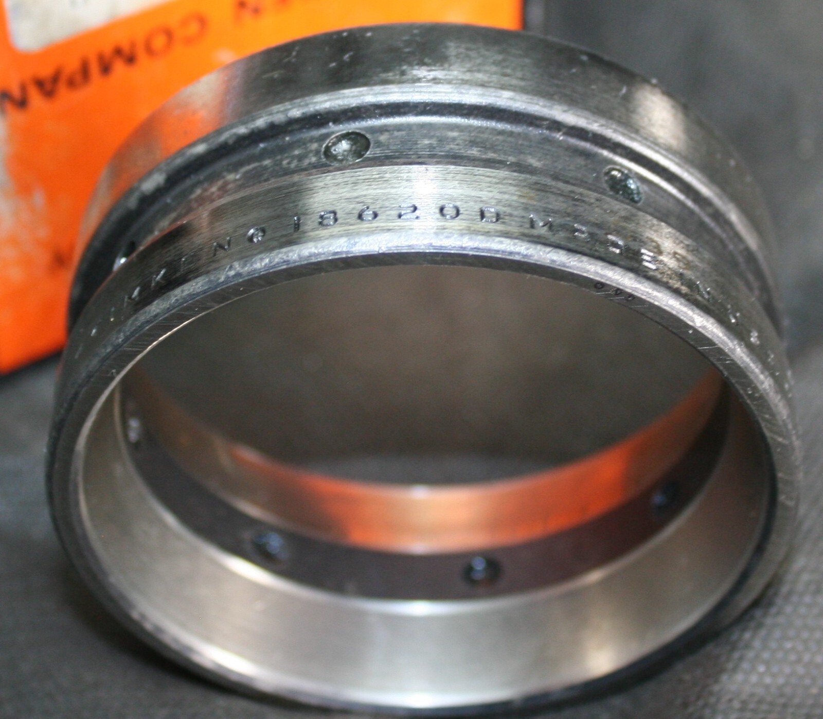One (1) Timken 18620D Tapered Roller Bearing Double Cup 3-1/8″ OD USA