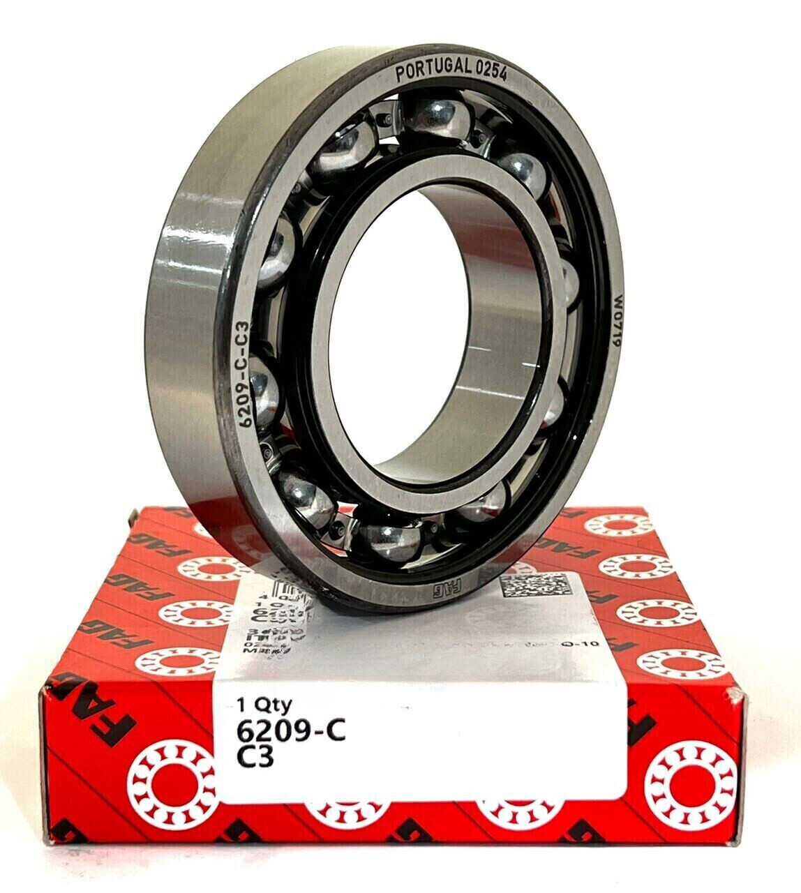 NEW FAG 6209-C C3 DEEP GROOVE BALL BEARING, 45x85x19mm FAST SHIPPING