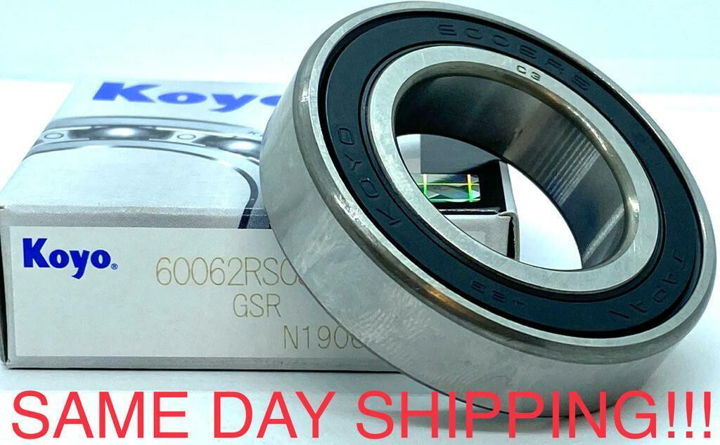 Kawasaki 601B6006G Ball Bearing 30X55X13 KOYO Made In Japan 6006 2RS C3 6006RS