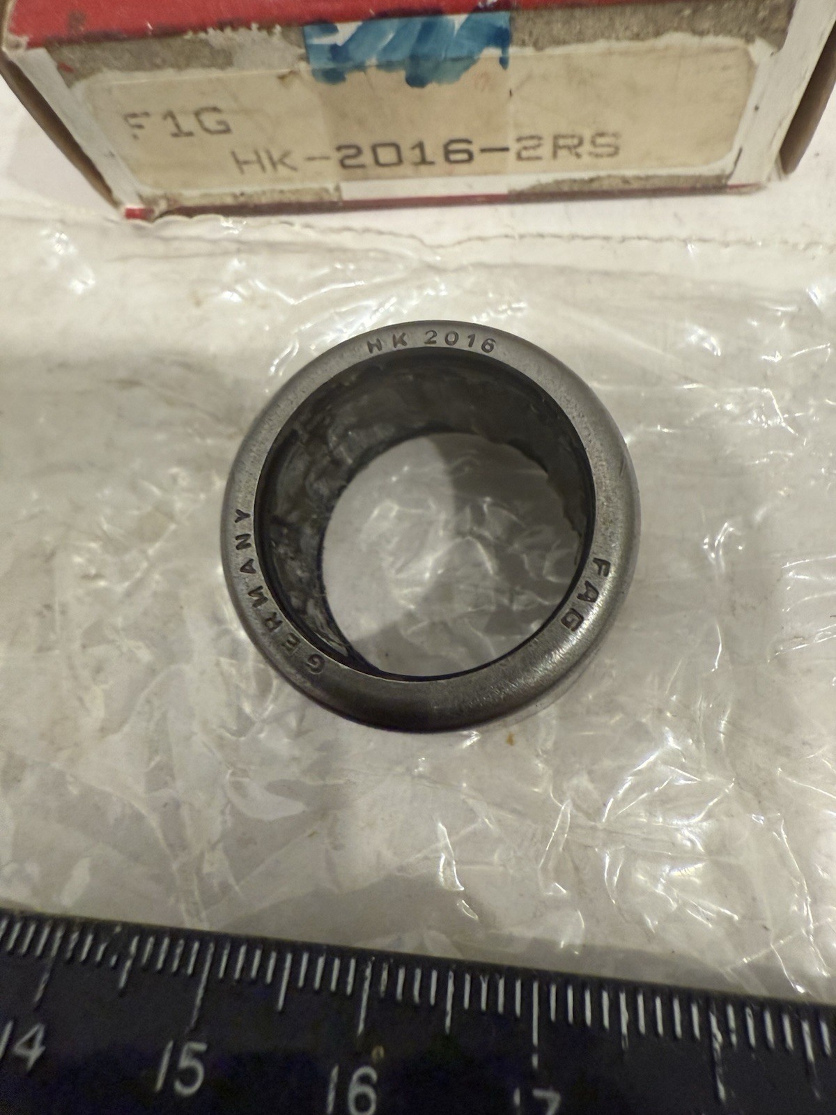 New Consolidated (Fag) HK-2016 Needle Bearing, 20MM ID, 26MM OD, 16MM Width