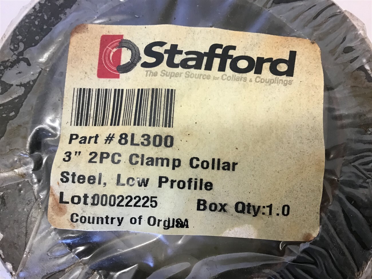 Stafford 8L300 3″ 2PC Clamp collar