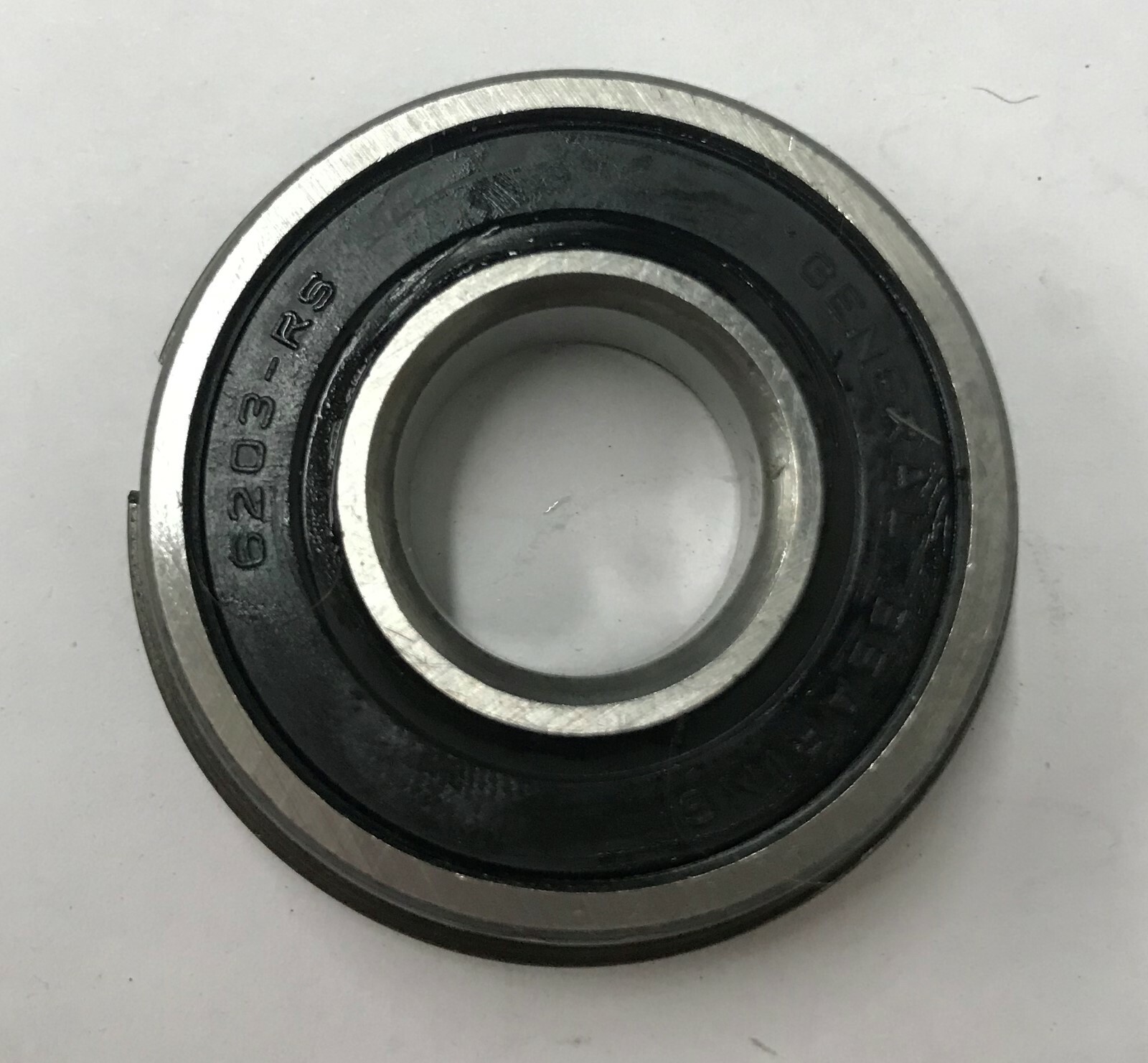 6203-2RS NR Sealed Ball Bearing W/ Snap Ring, 17x40x12
