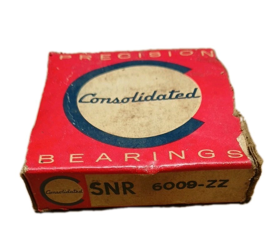 Consolidated SNR 6009-ZZ DEEP GROOVE BALL BEARING, METAL SHIELDED 45x75x16mm