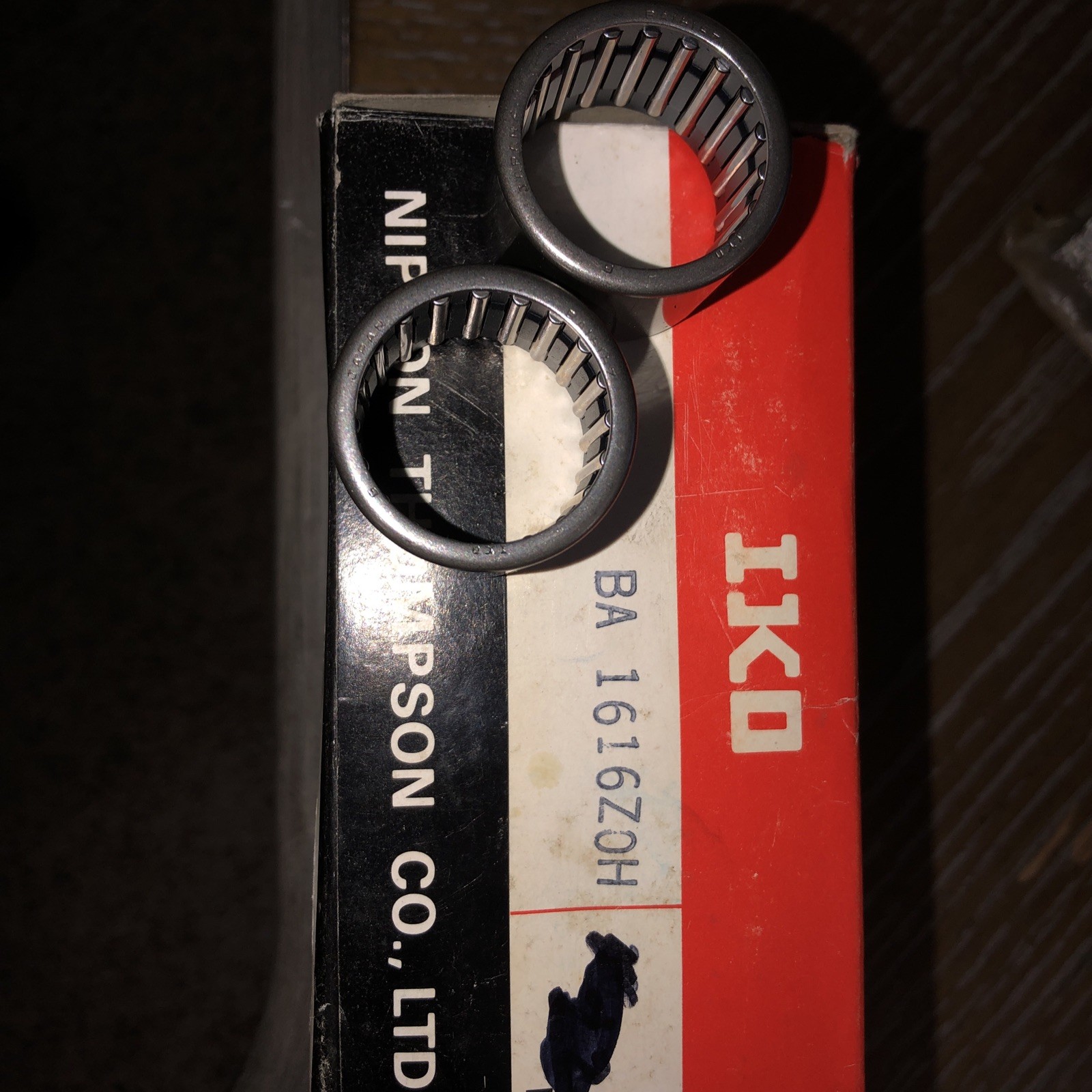 2 NEW IKO NEEDLE ROLLER BEARINGS BA 1616ZOH 1.000″ ID X 1.250″ OD X 1.000″ Width