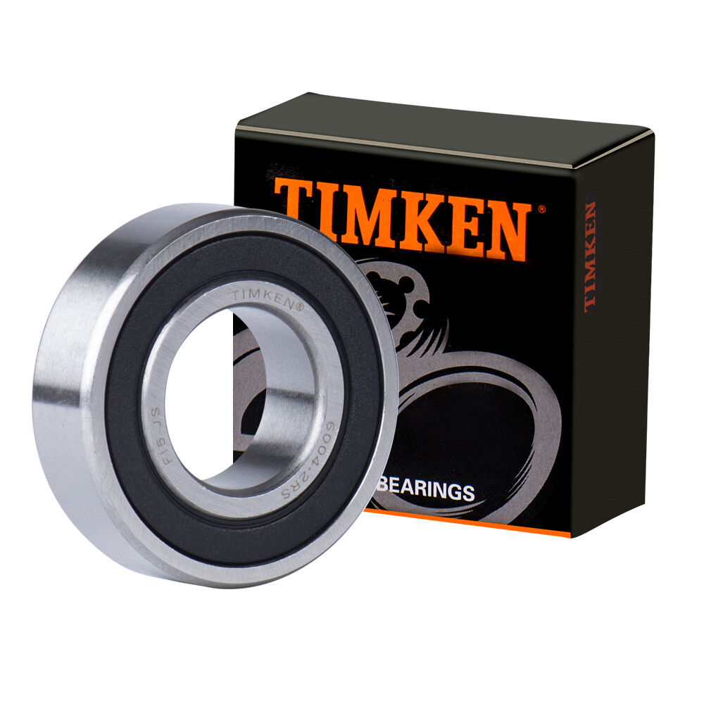 2 PACK TIMKEN 6004-2RS 20X42X12MM Double Rubber Seal Bearings Free Return