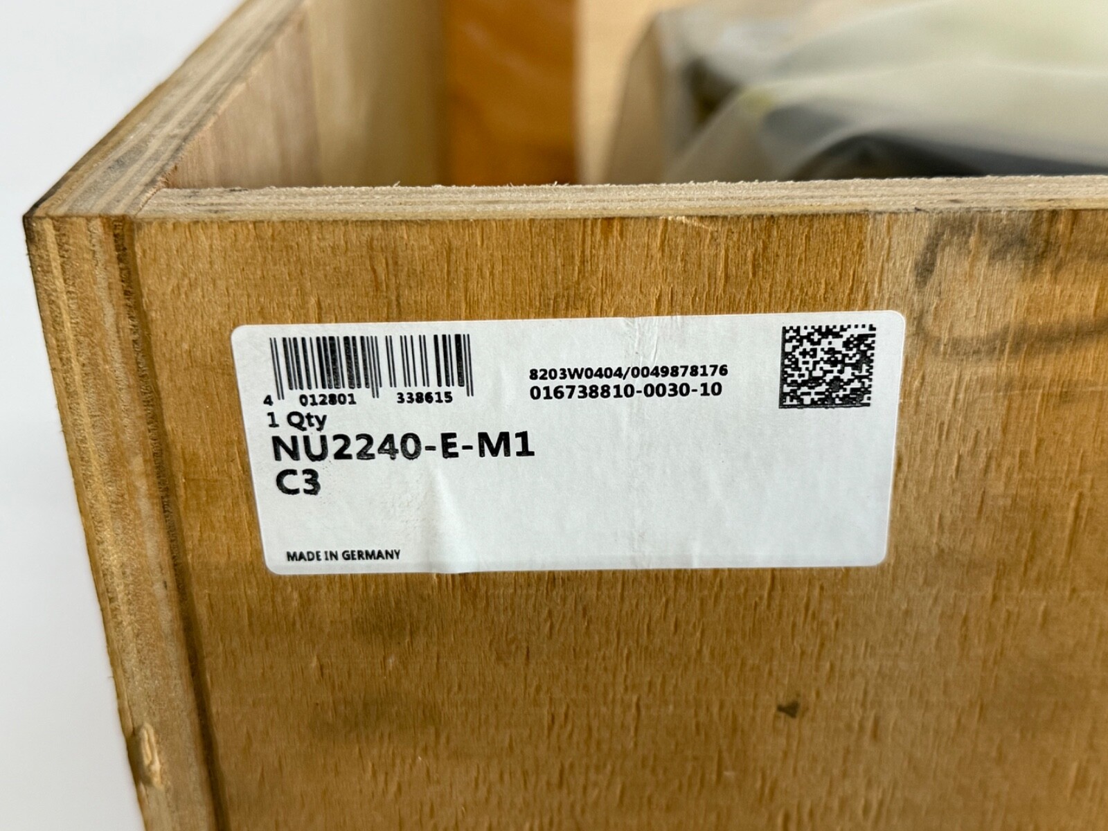 FAG NU2240-E-M1-C3 Cylindrical Roller Bearing NU2240EM1C3 200x360x98 mm