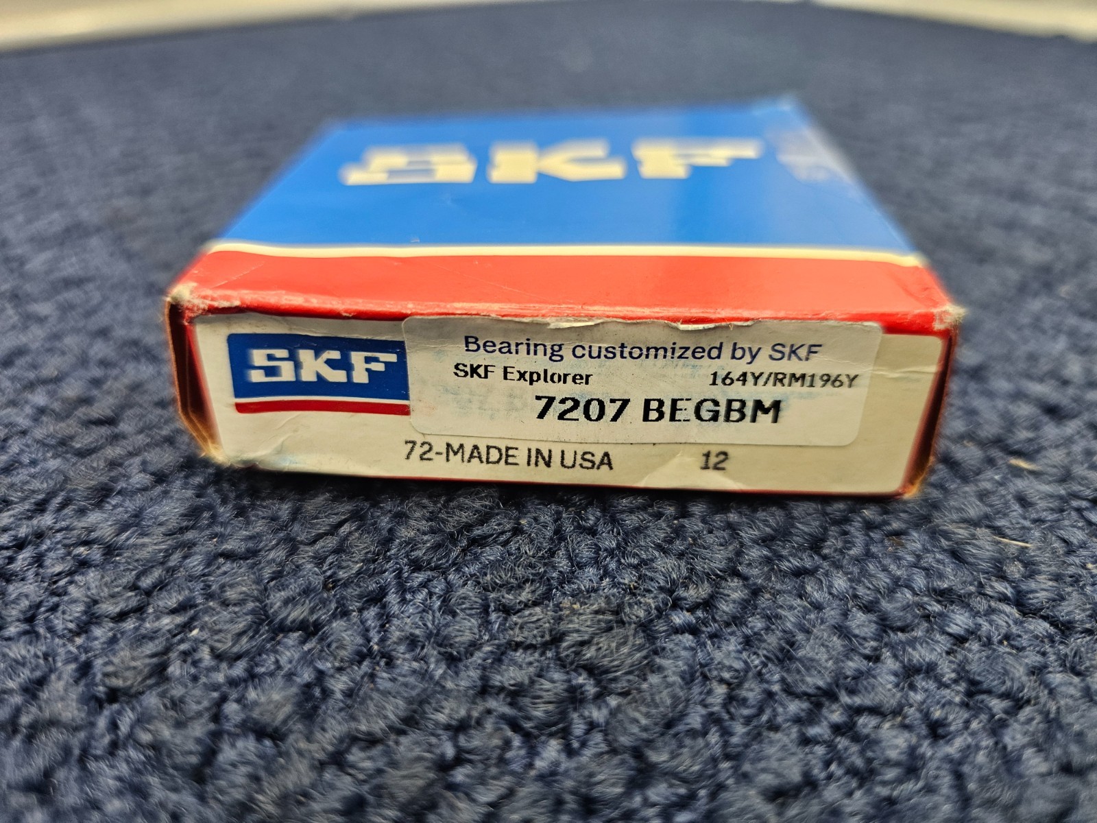 SKF 7207 BEGBM Single Row Angular Contact Ball Bearing 35mm x 72mm x 17mm