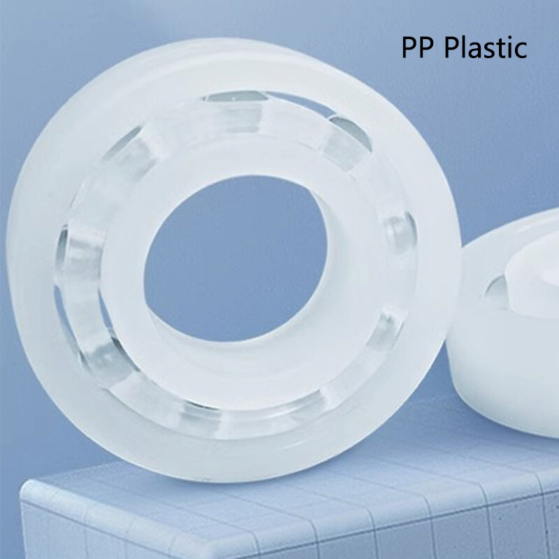 PP Plastic Ball Bearing ID 6-40mm Polypropylene Corrosion Resistance Waterproof