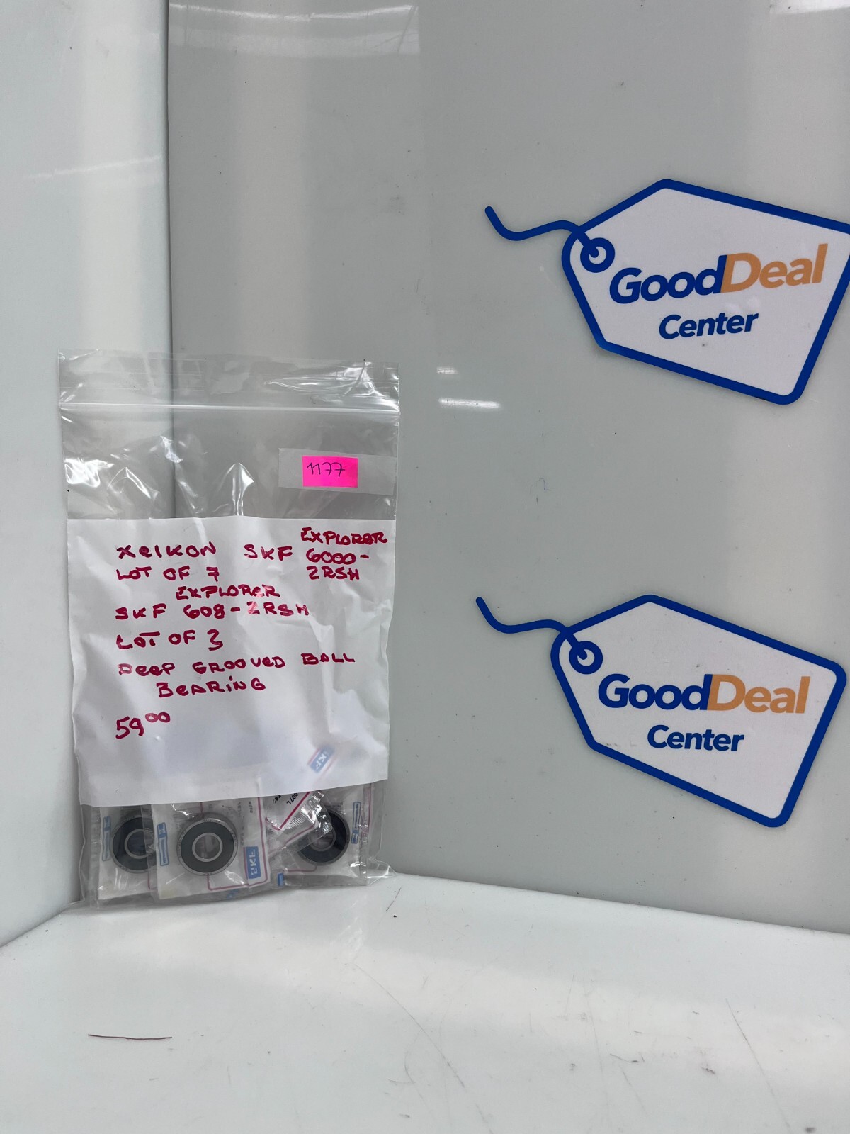 Variety Pack – SKF 6000-2RSH (Lot of 7) + SKF 608-2RSH (Lot of 3) Ball Bearing