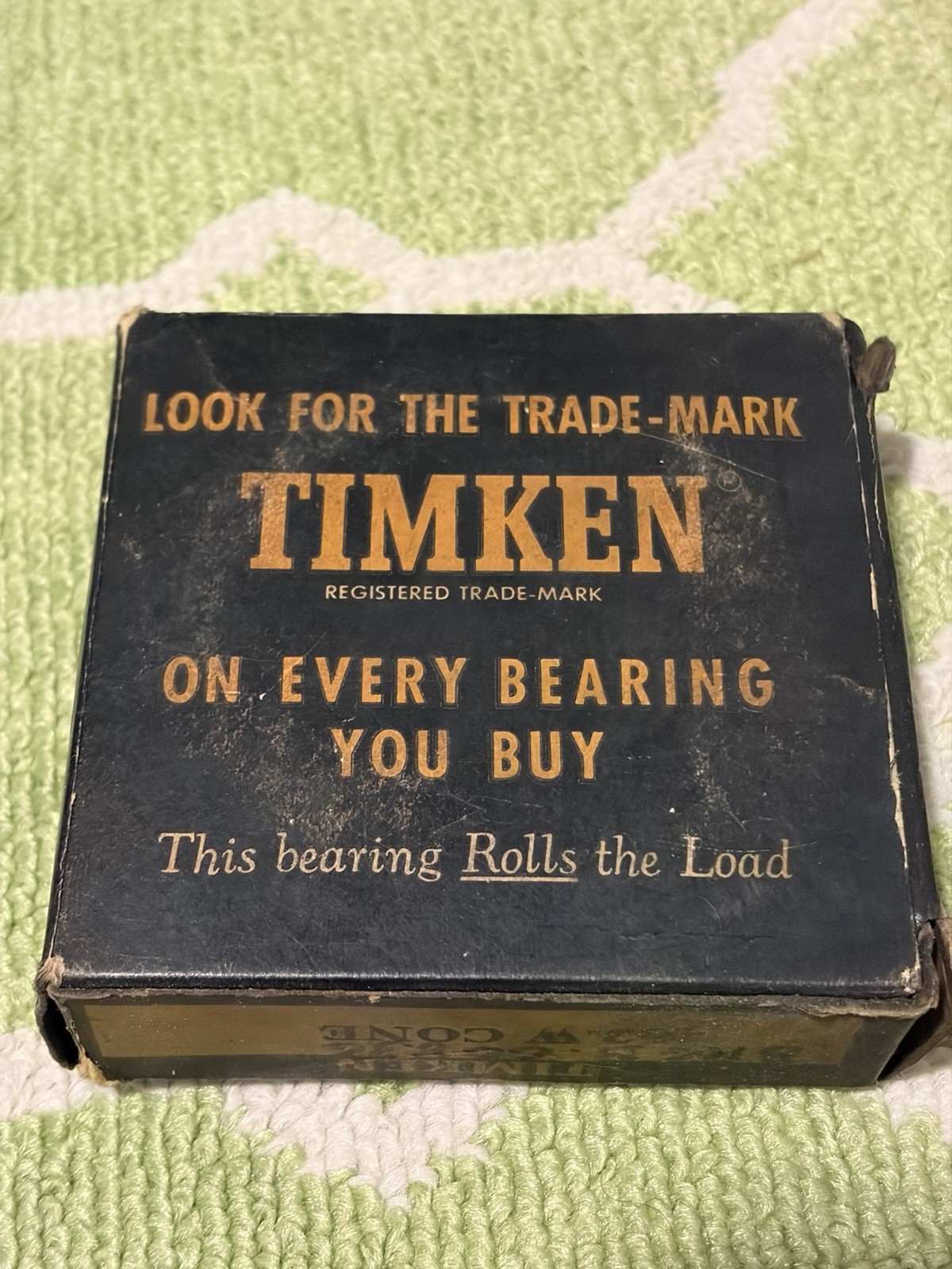 Timken Tapered Roller Bearing – 462-W Single Cone, Imperial – New, Open Box