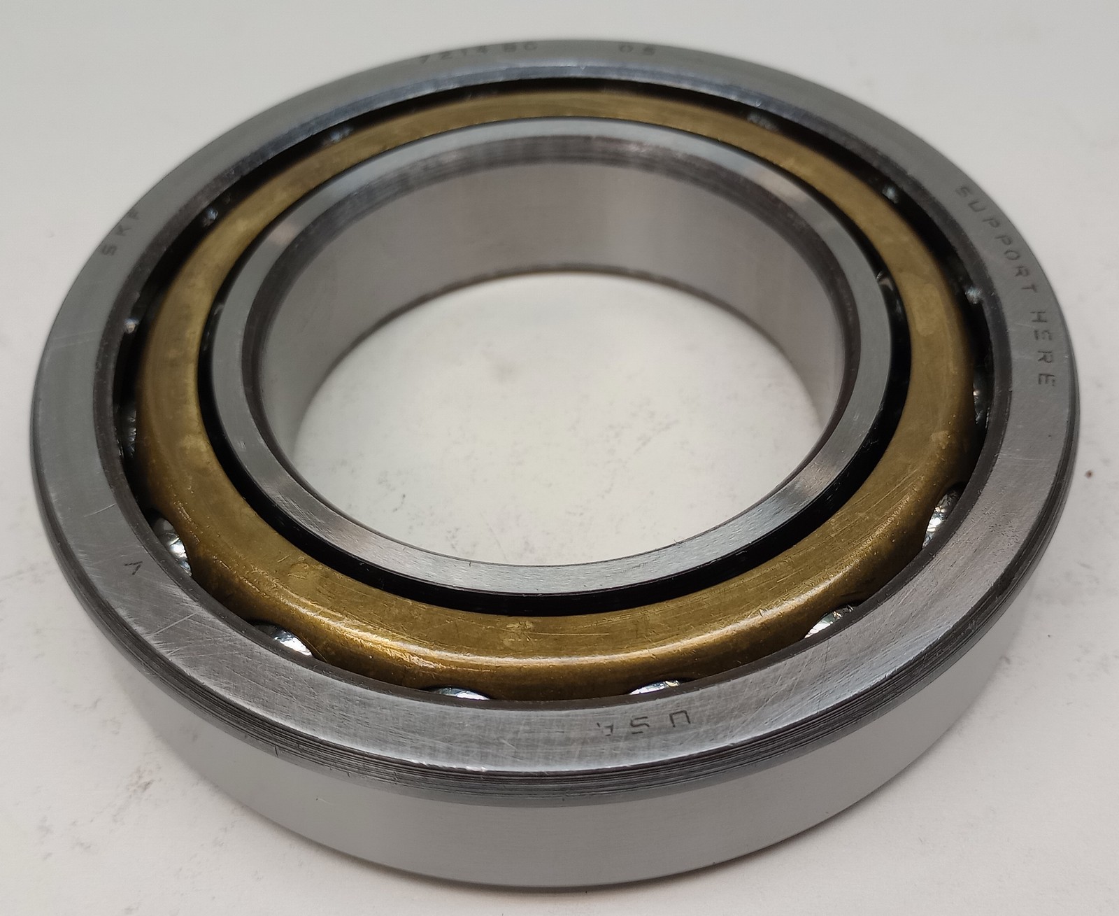 SKF 7214 BG 05 Angular Contact Ball Bearing 70mm ID X 125mm OD X 24mm W 7214BG05