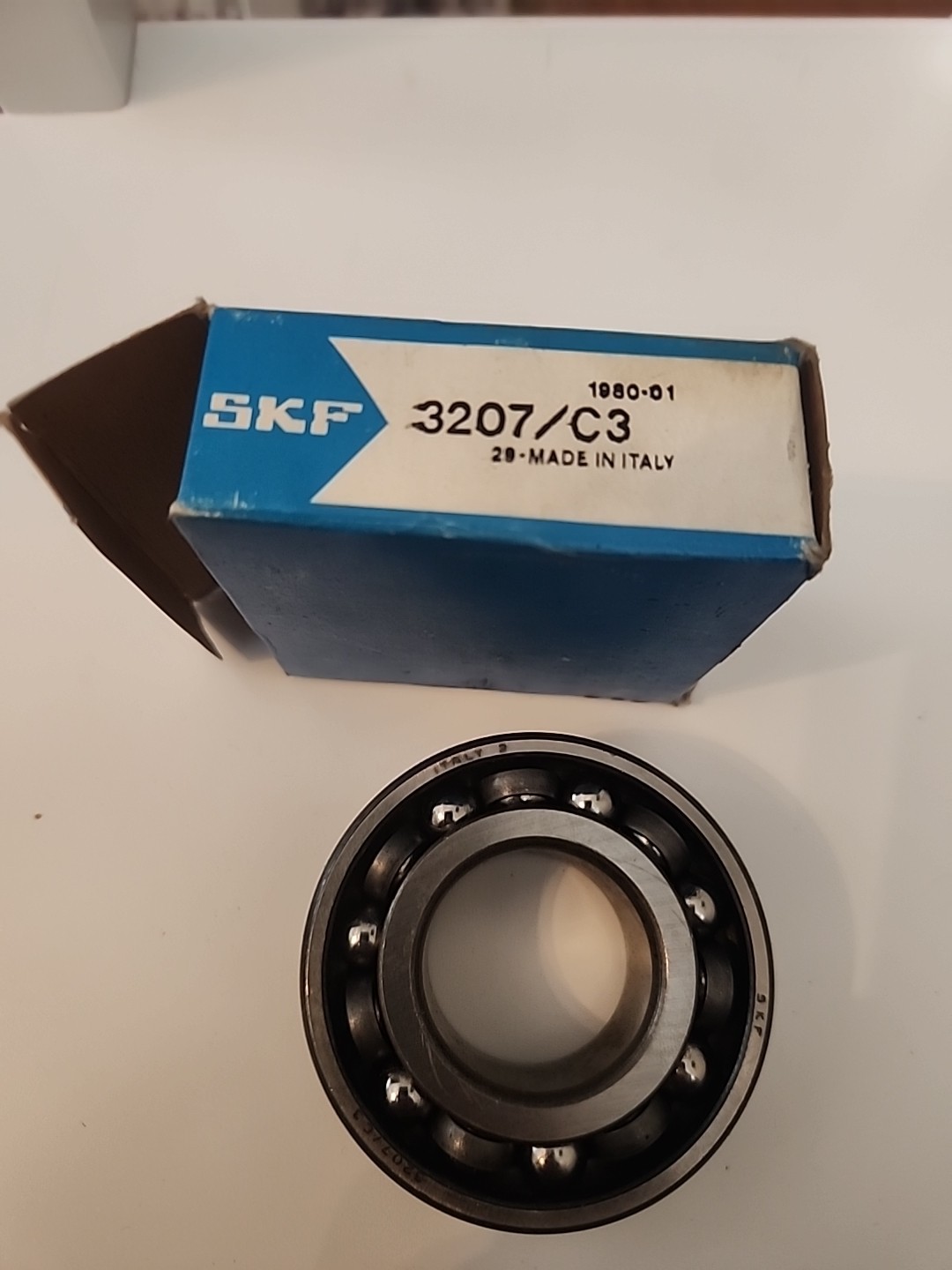 SKF 3207 C3 Double Row Bearing Open, No Seals, 35x72x27 Mm
