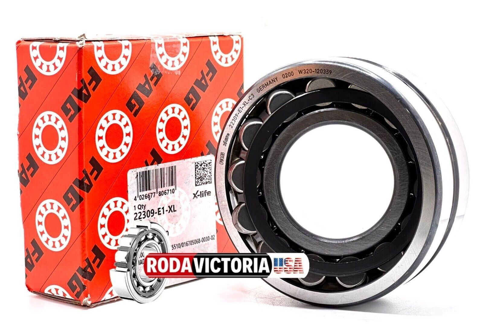 FAG GERMANY 22309 E 1 XL Spherical roller bearing 45x100x36mm