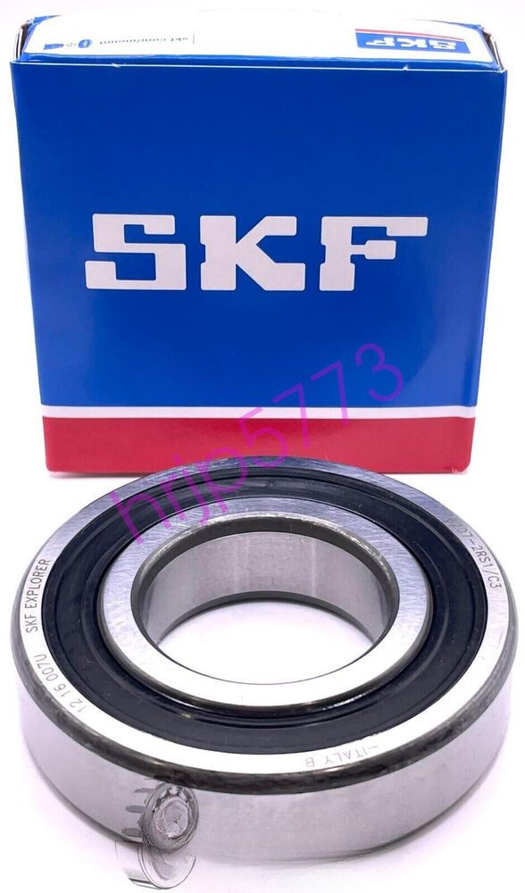 50x90x20 SKF 6210 2RS C3 DEEP GROOVE BALL BEARING, RUBBER SEALED,NEW