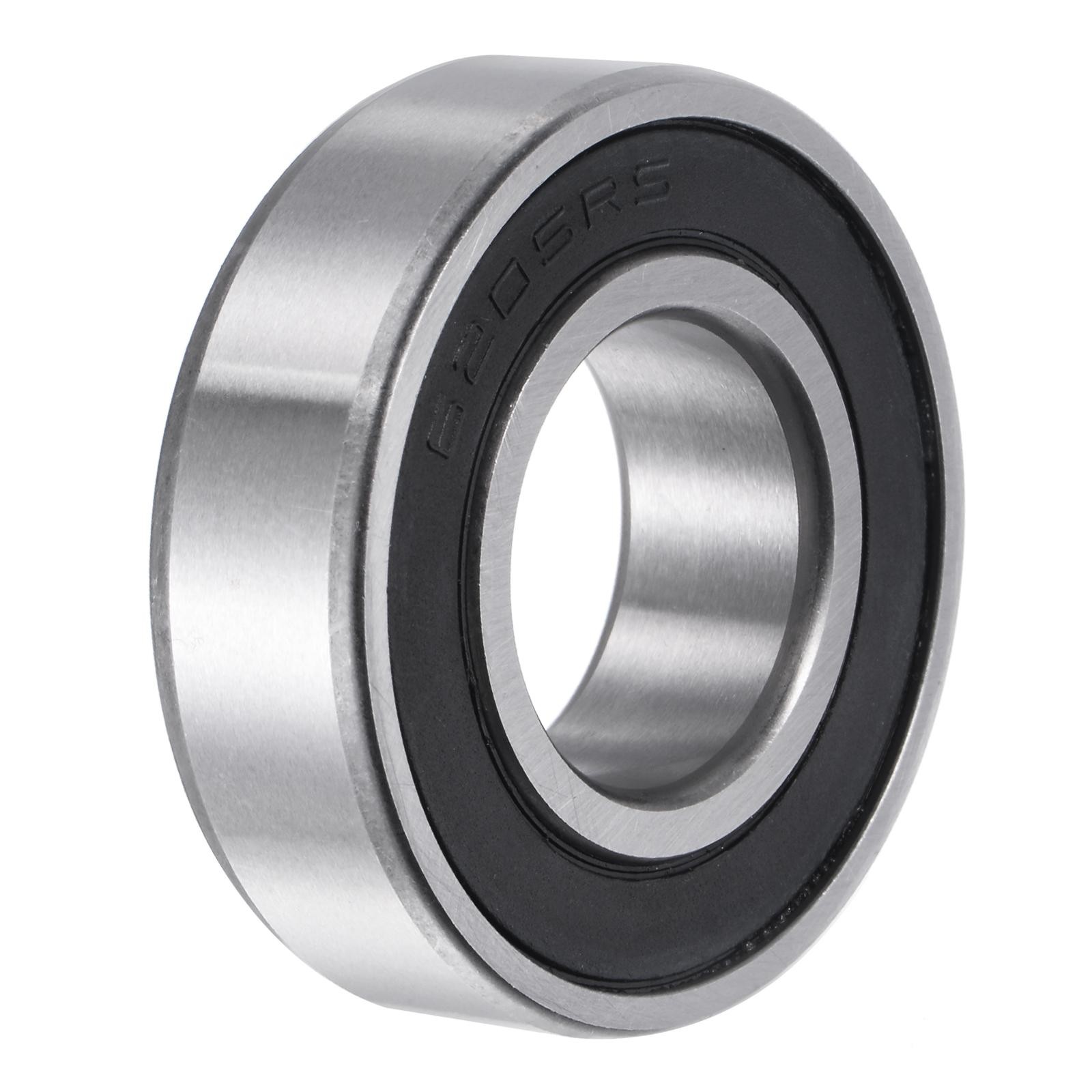 6205-2RS Ceramic Bearings 25mm x 52mm x 15mm Si3N4 Silicon Nitride Bearing Balls
