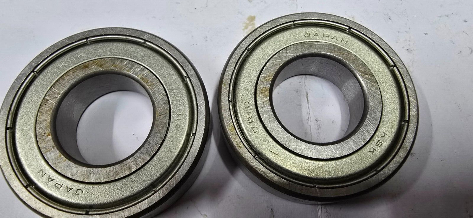 7R10 Ball Bearings NEW OPEN PEER KSK JAPAN ONE SIDE SHIELDED 7R10Z LOT OF 2 7R10