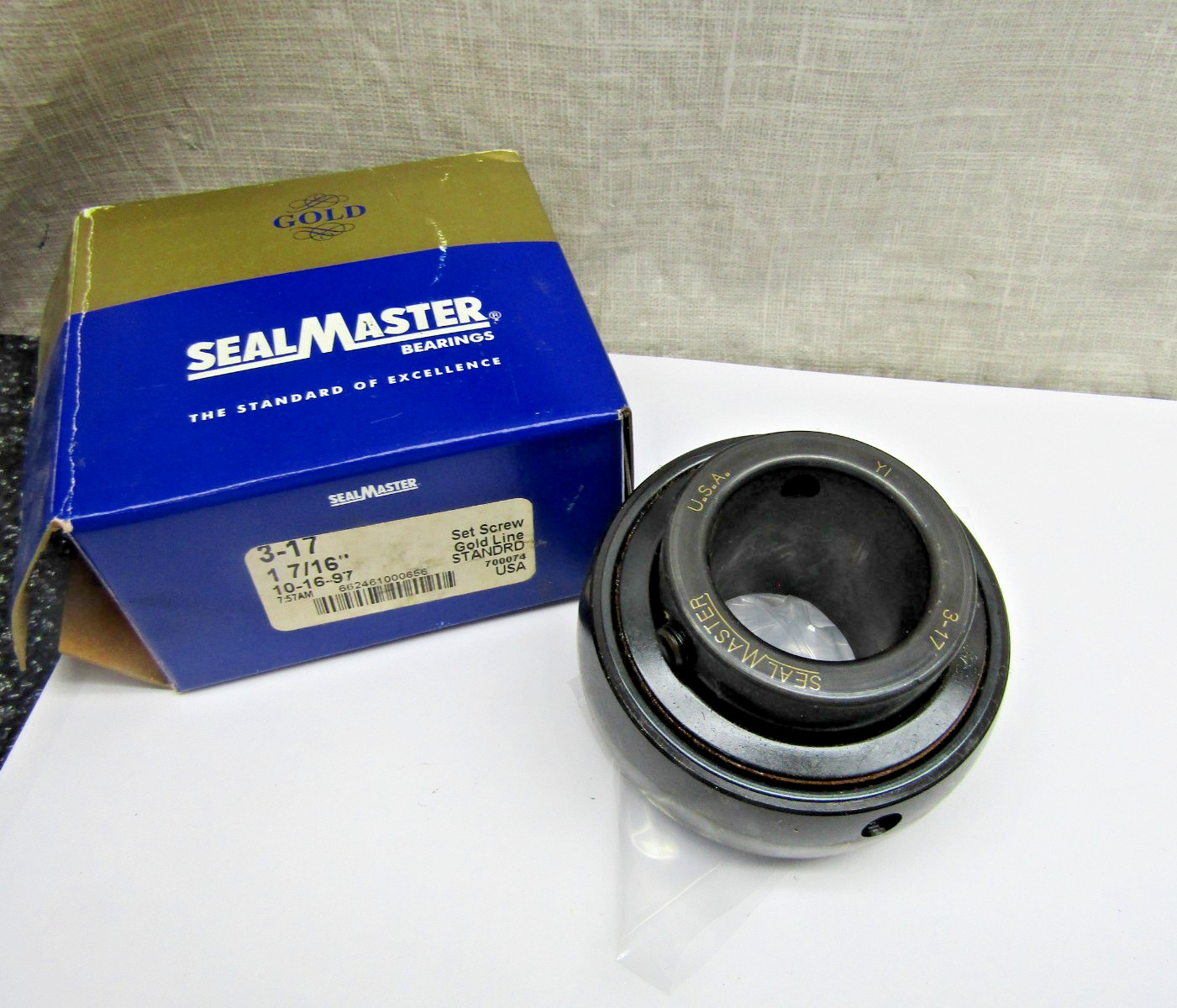 Sealmaster 3-17 1-7/16″ Insert Bearing