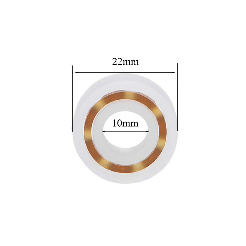 POM Plastic Bearing Glass Ball Bearings No Seal/Single Side Seal ID 10/5/12/15mm