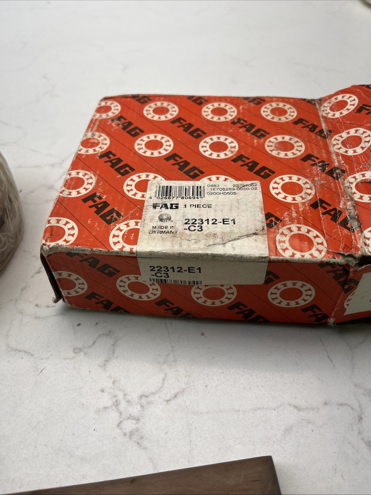 22312-E1-C3 Fag Spherical Roller Bearing