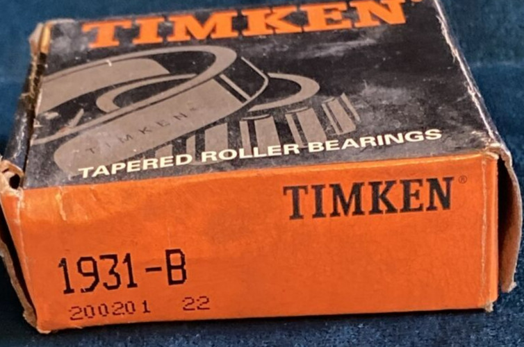Timken 1931B Tapered Roller Bearing Cup – Single Cup, 2.3750″ OD, 0.6250″ Width