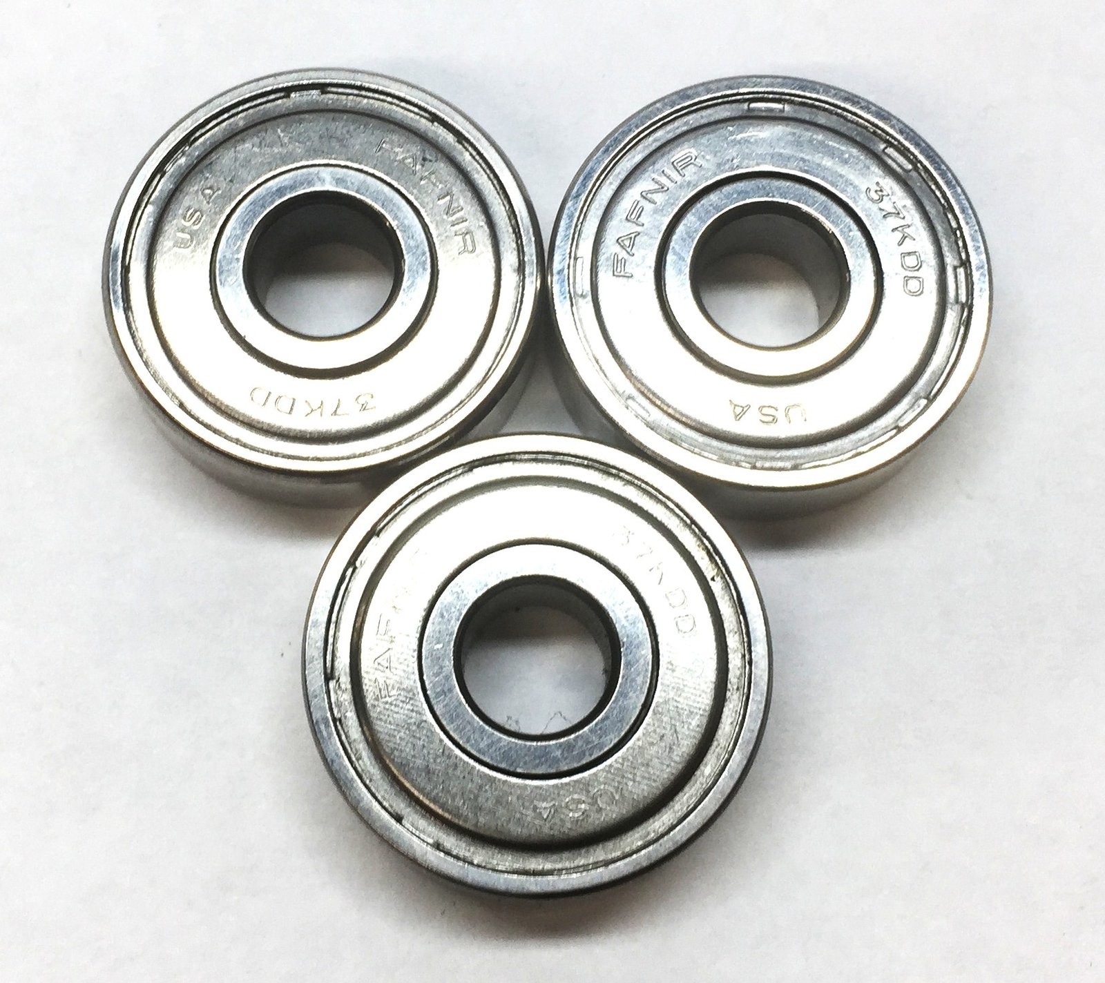 FAFNIR Sealed Roller Ball Bearing 37KDD [Lot of 3] NOS