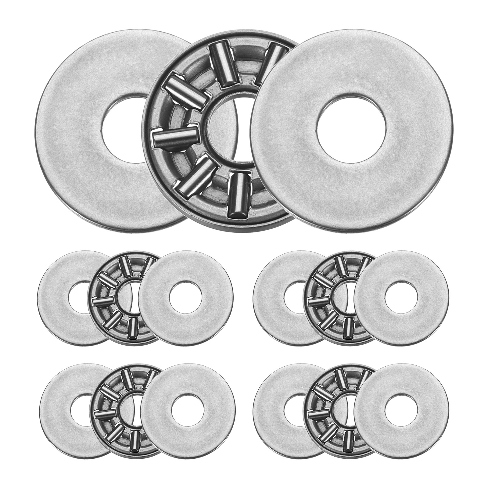 5 Sets AXK0819+2AS Thrust Needle Roller Bearings 8x19x4mm, P5 (ABEC 5)