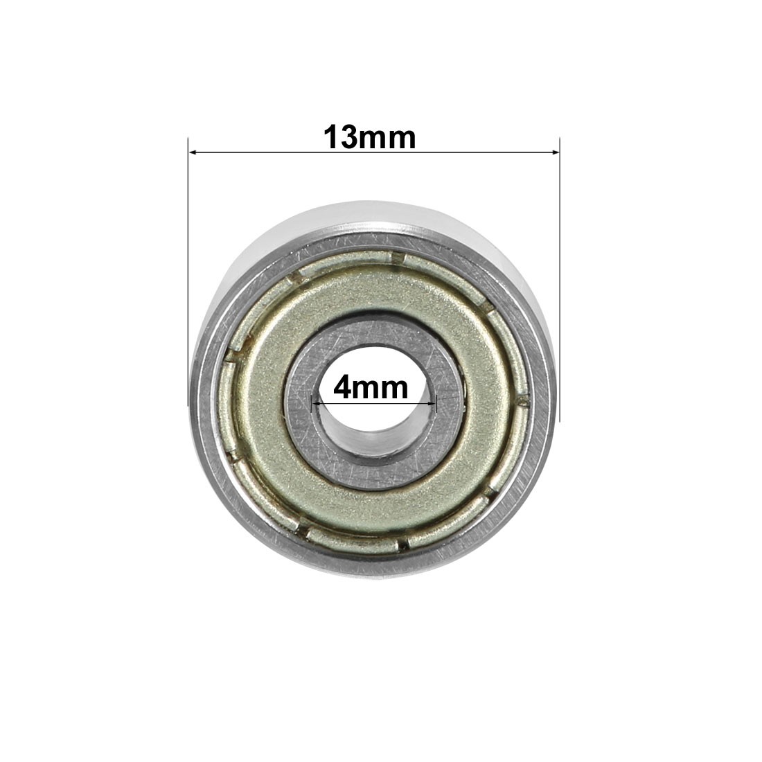 5pcs 624ZZ Deep Groove Ball Bearings Double Shield 624-2Z 80024 Chrome Steel