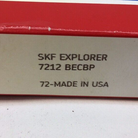 SKF 7212 BECBP Angular Contact Bearing 60mm ID X 110mm OD X 22mm W