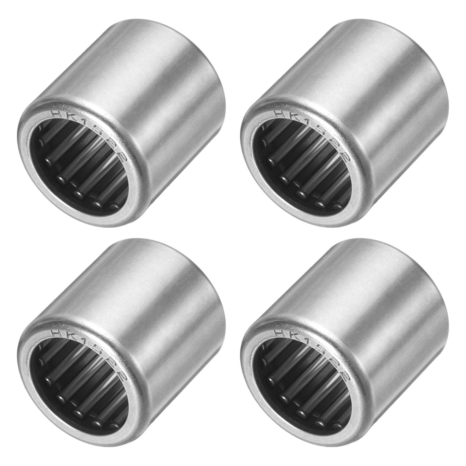 4 Pcs HK1522 Bore 15mm OD 21mm 22mm Width Needle Roller Bearings