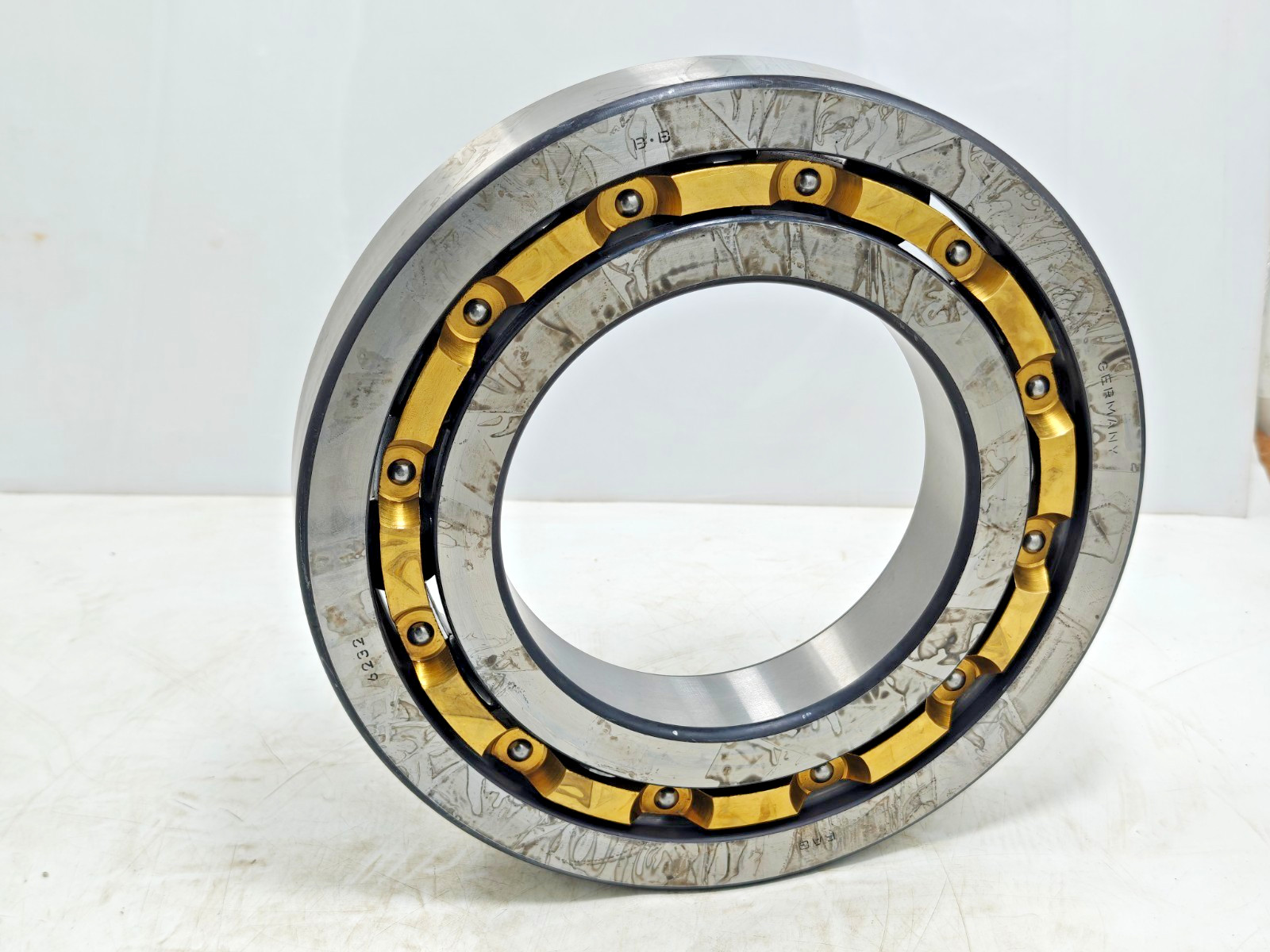 6232M FAG Deep Groove Ball Bearing FAG 6232 M Germany 160 x 290 x 48 mm Brass