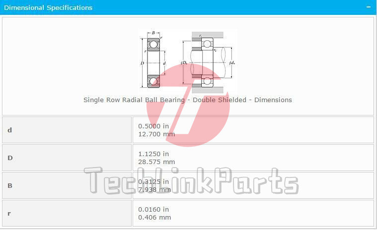 NTN R8ZZ Miniature / Extra Small Ball Bearing 12.700×28.575×7.938mm #
