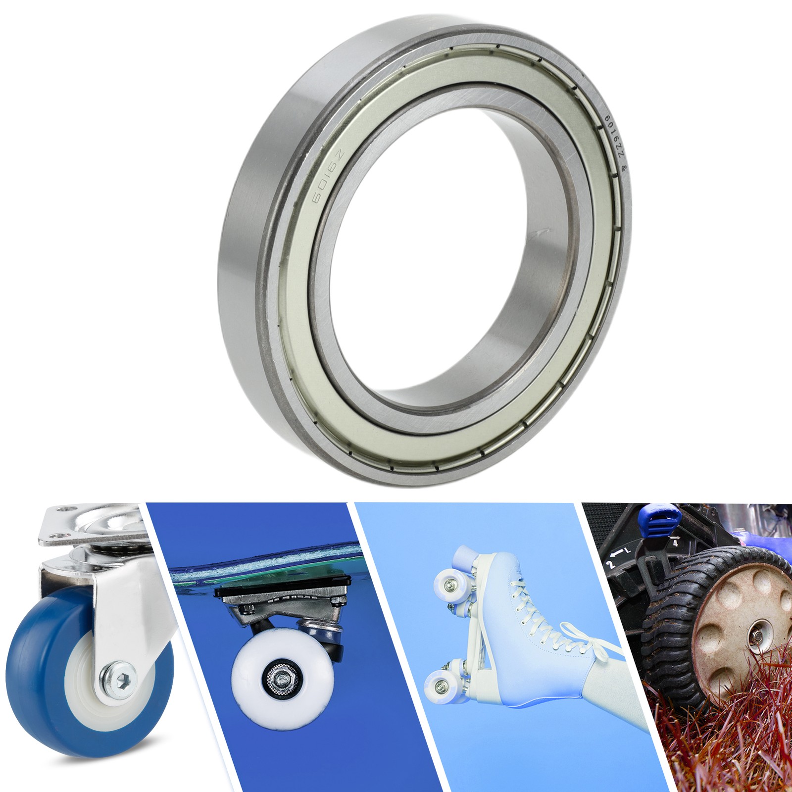 6016ZZ & Deep Groove Ball Bearings 80x125x22mm 1 Pc Scooter Skateboard Wheel