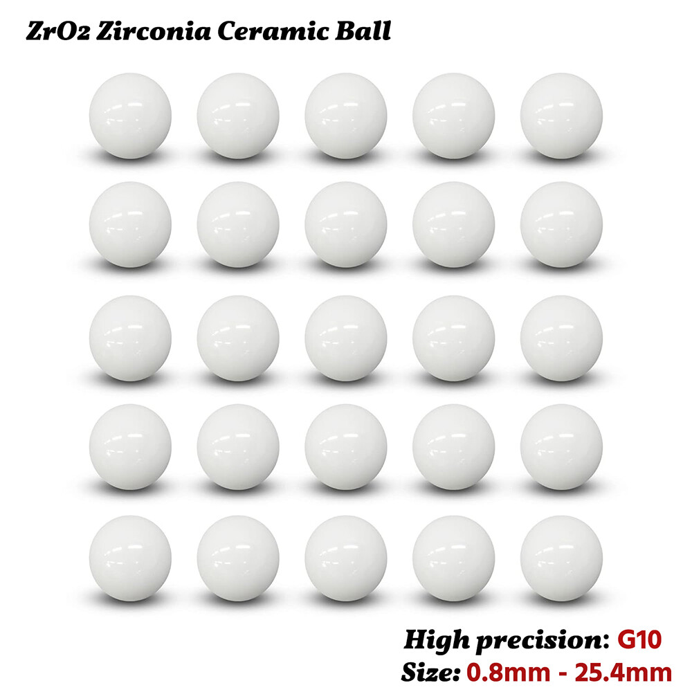 ZrO2 Zirconia Ceramic Ball 0.8mm – 25.4mm High Precision Solid Bearing Balls