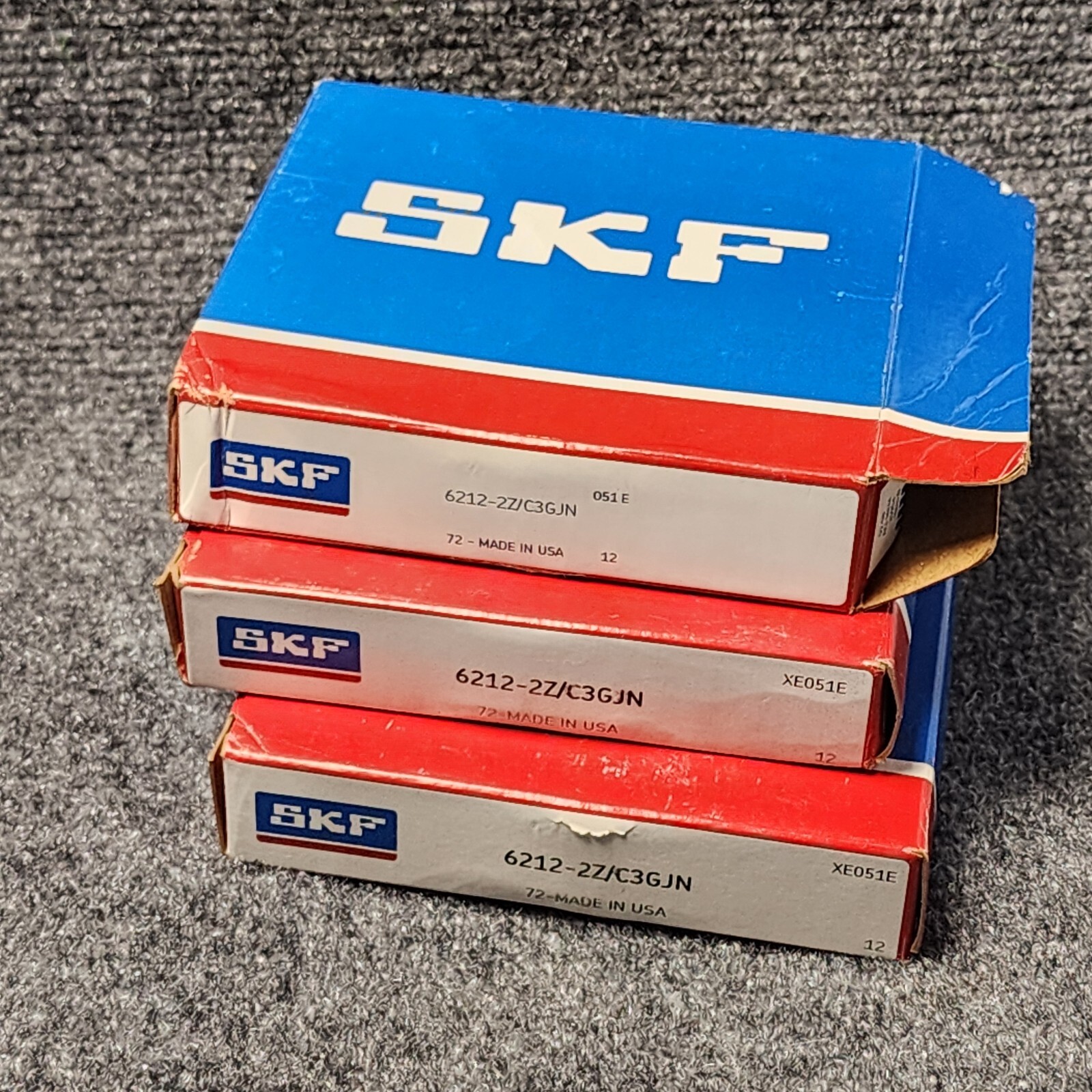 SKF 6212-2Z/C3 Deep Groove Ball Bearings 60x110x22 mm 6212 2Z C3 6212