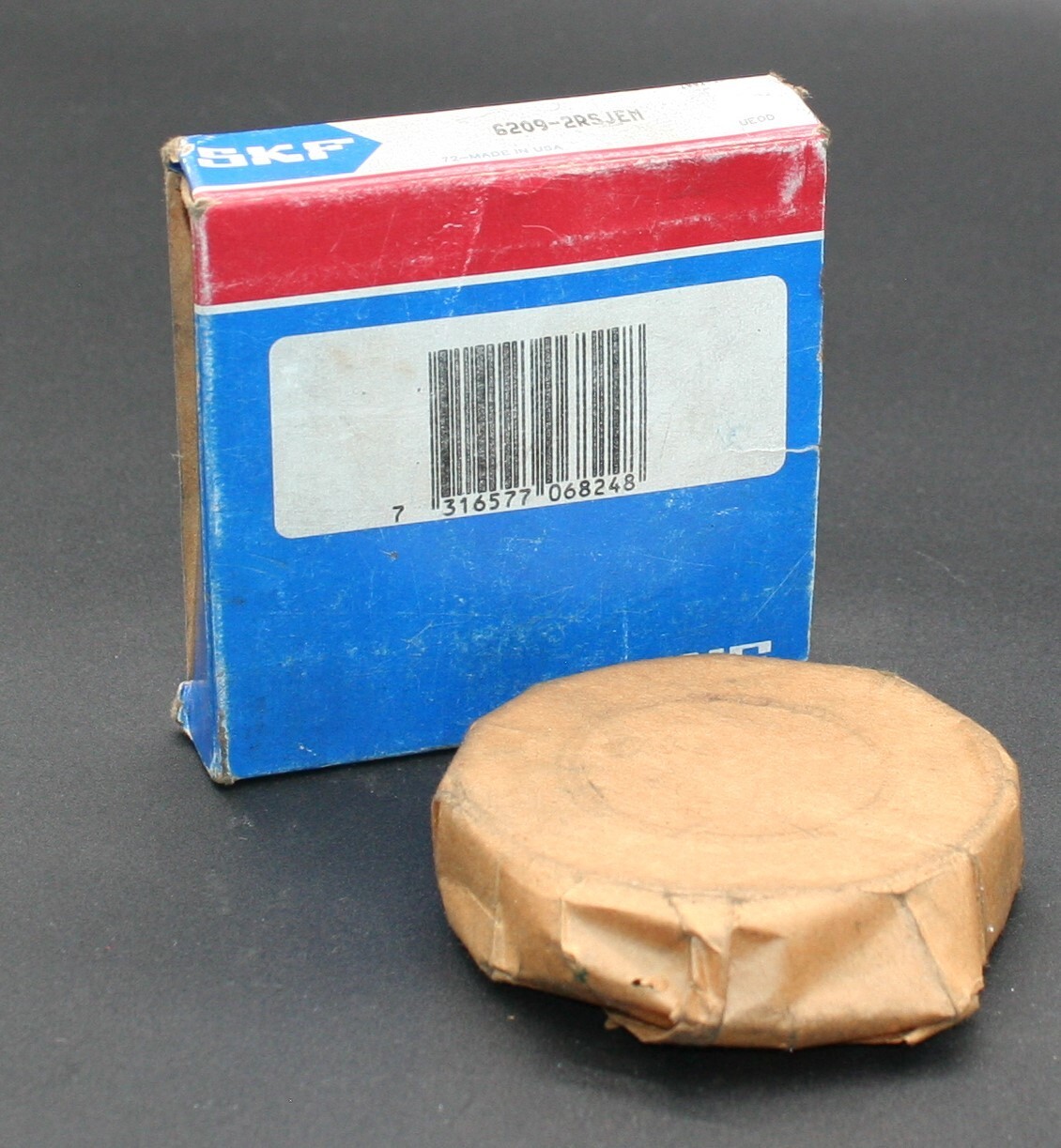 One SKF 6209 2RSJEM Deep Groove Bearing 45MM ID USA 6209 2RS/C3 Paper Pkg NEW