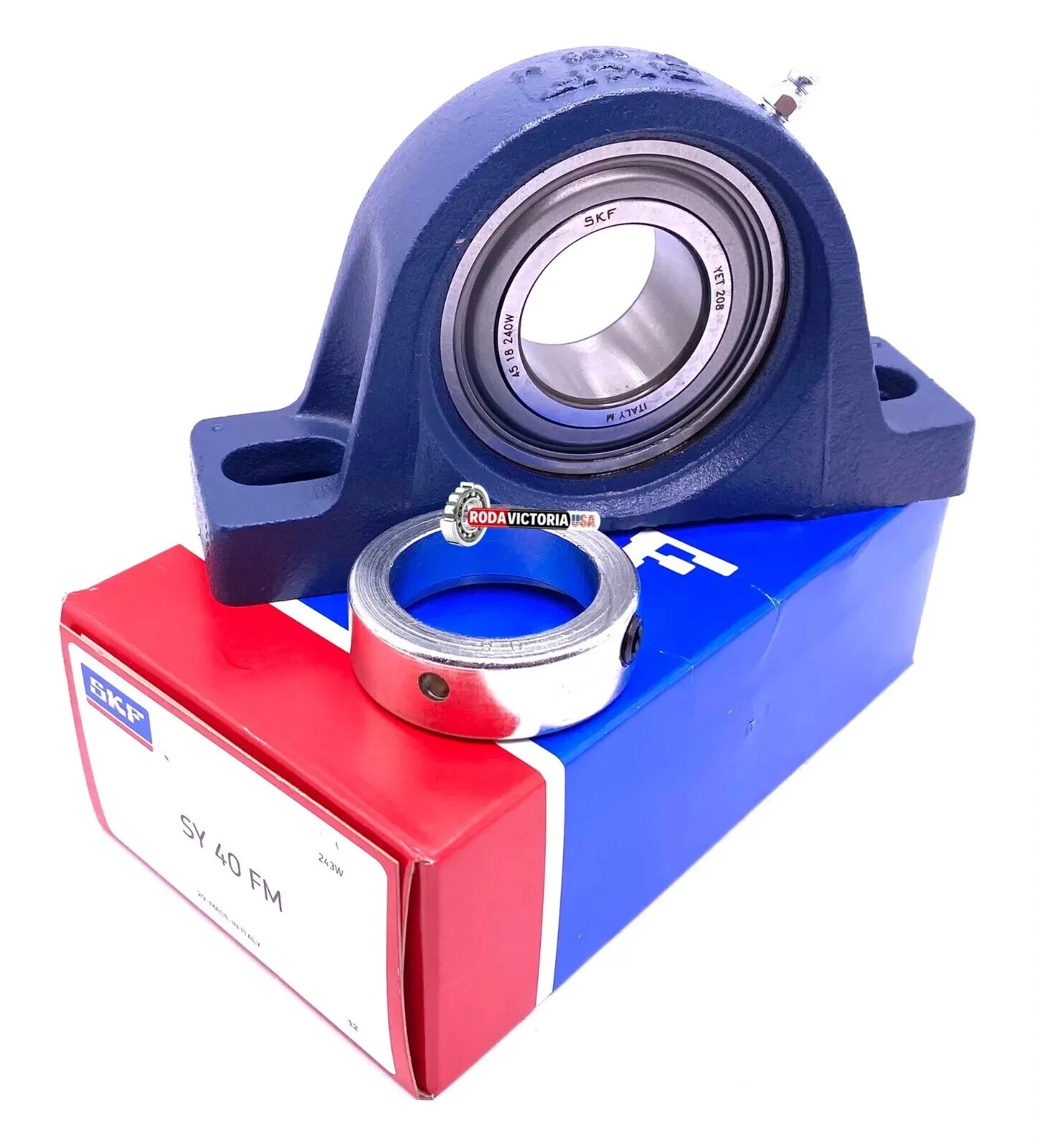 SKF SY40 FM Housing and Bearing Assembly 16208 + SG208S 40 mm Bore