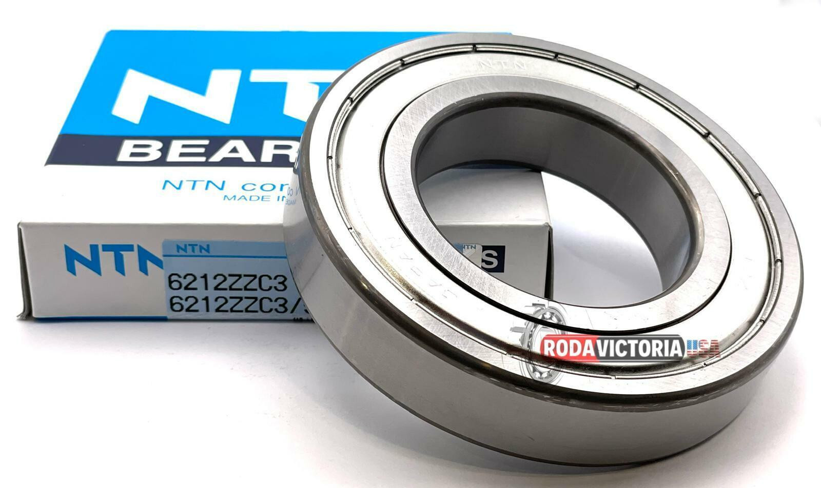 NTN JAPAN 6212 ZZ C3 DEEP GROOVE BALL BEARING, METAL SHIELDED 60x110x22 mm