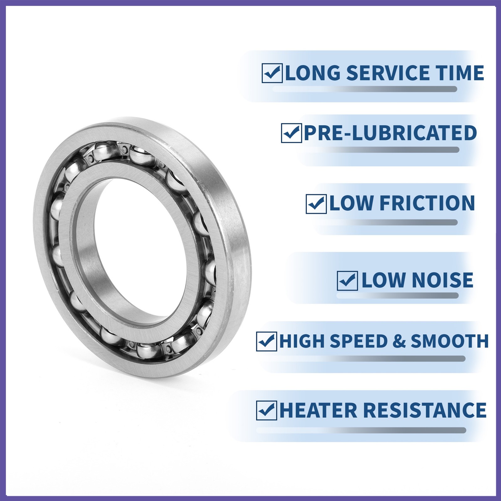 16007 Deep Groove Ball Bearings 35x62x9mm 1Pc Scooter Skateboard Wheel