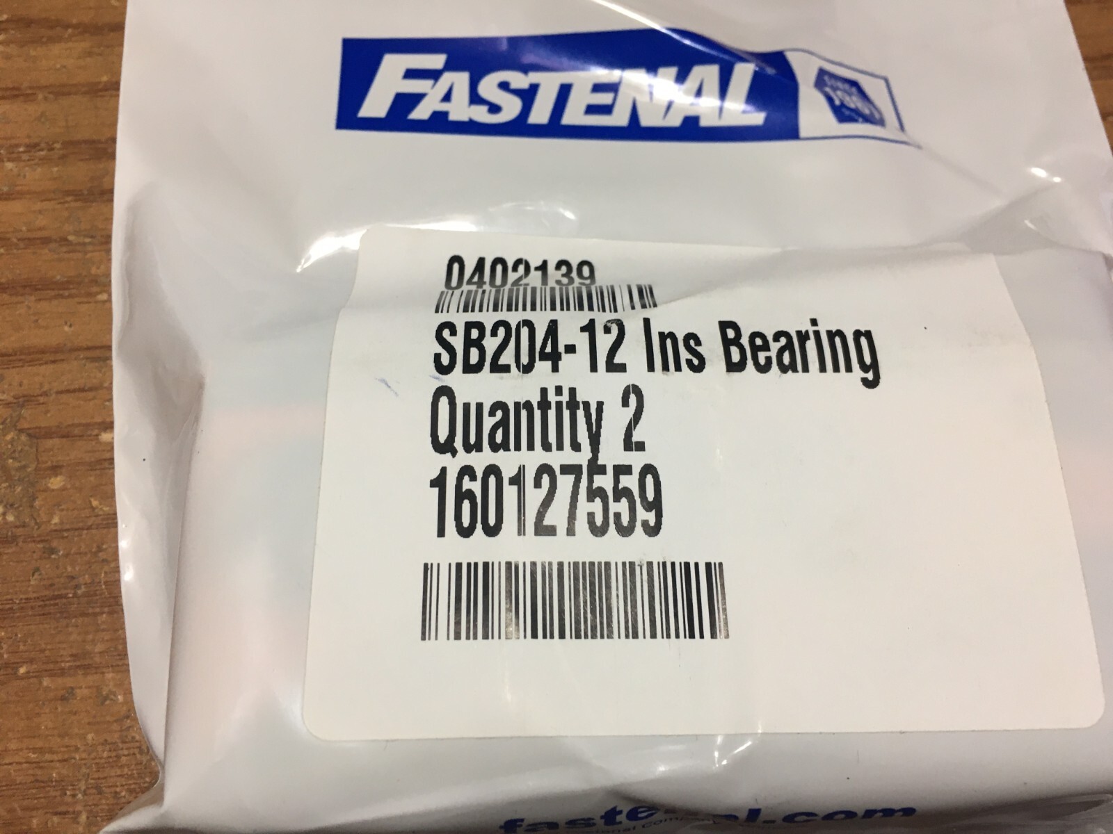 Set Screw Insert Bearing SB204-12 3/4″ Bore Qty: 2