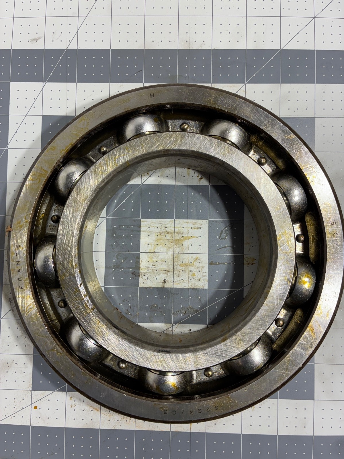 SKF 6224/C3 – Single Row Deep Groove Ball Bearing – Made in USA – New Open Box
