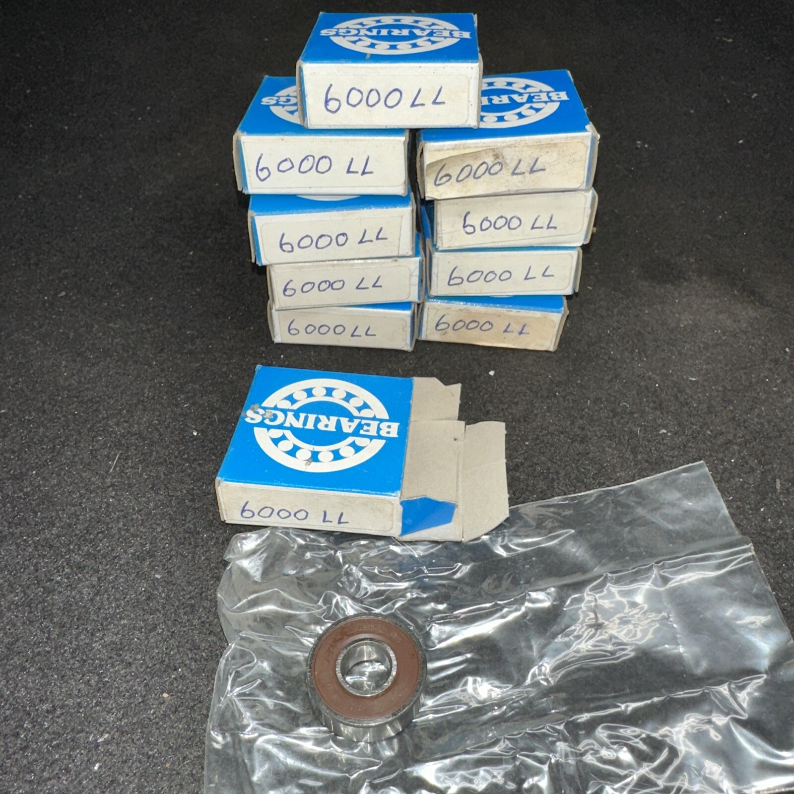HMF 6000-RS Ball Bearing Premium Rubber Sealed 10x26x8mm (10Pcs) (st1017)
