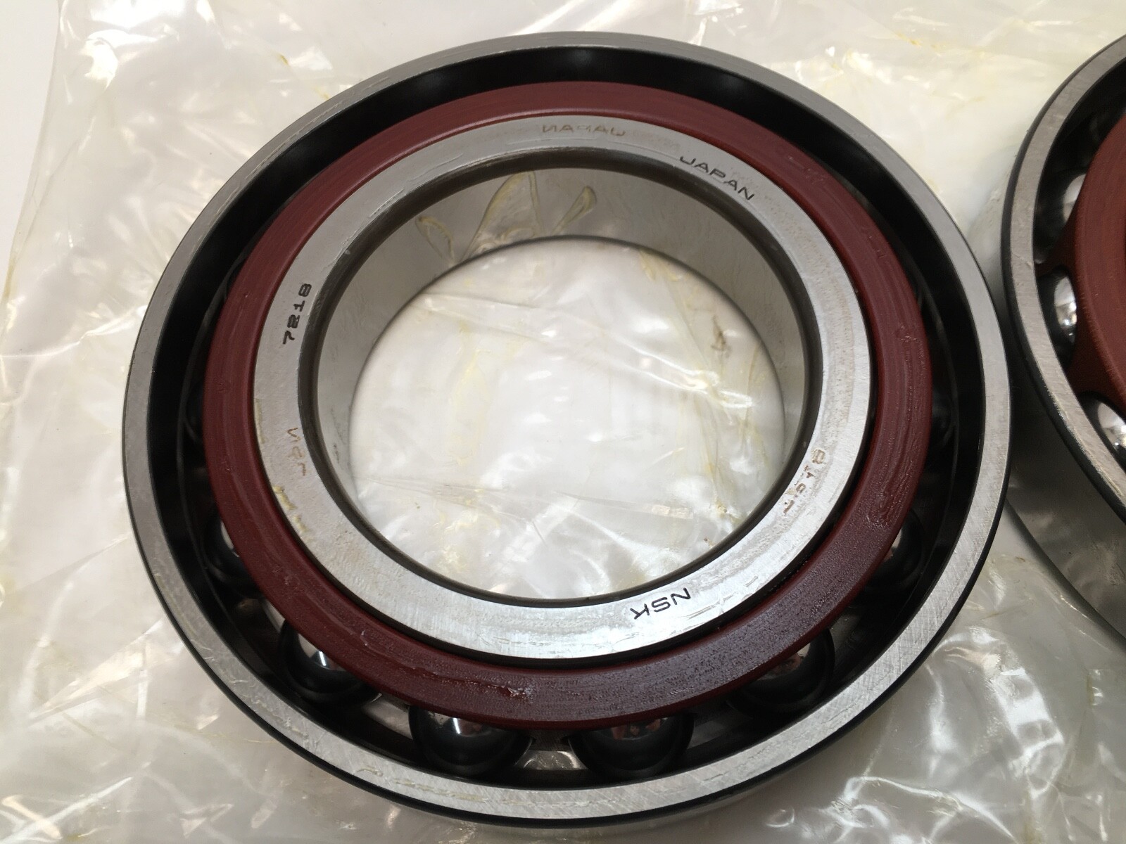 NSK 7218CTDBC7P5 Bearing 90x160x30 mm 7218-CT-DB-C7-P5 ABEC7 Japan 2 pcs